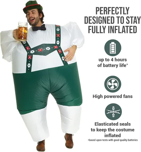 Vista 5 de Morph MegaMorph - Disfraz inflable de lujo para inflar talla única