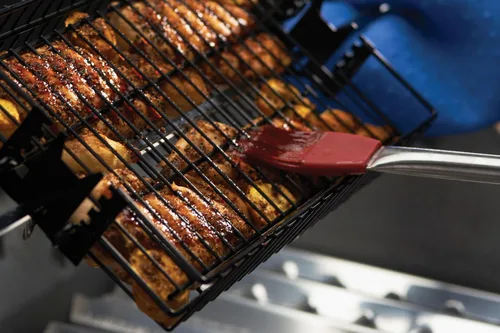Vista 10 de Cesta plana antiadherente de asador automático Onward Manufacturing Company