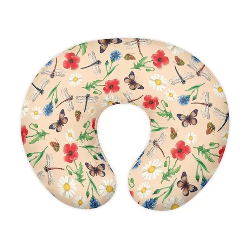 Vista 7 de Funda de almohada de lactancia Axolotl Sandía para almohadas de lactancia materna, funda de almohada de lactancia para recién nacido, se adapta a
