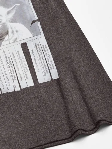 Vista 3 de Star Wars - Camiseta para hombre con palabras de sabiduría