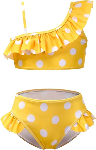 Vista 56 de CHILDRENSTAR Trajes de baño de dos piezas para niñas, traje de baño de playa y piscina