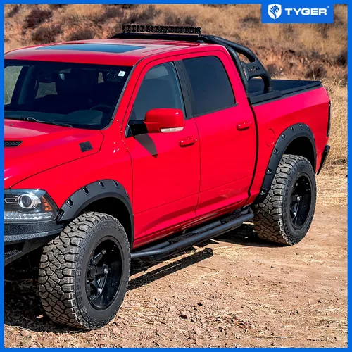 Vista 5 de Tyger Auto Fender Flare compatible con Dodge Ram 1500 2009-2018; 2019-2024 Classic (no compatible con R/T Rebel Warlock), estilo remachado de pernos