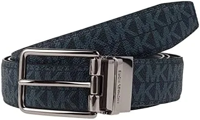 Vista 2 de Michael Kors Cinturón de vestir reversible de piel de PVC para hombre