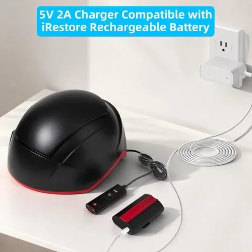 Vista 3 de Cargador de 5V 2A compatible con iRestore Professional Essential y Elite Recargable Cable de Alimentación de Batería de Repuesto