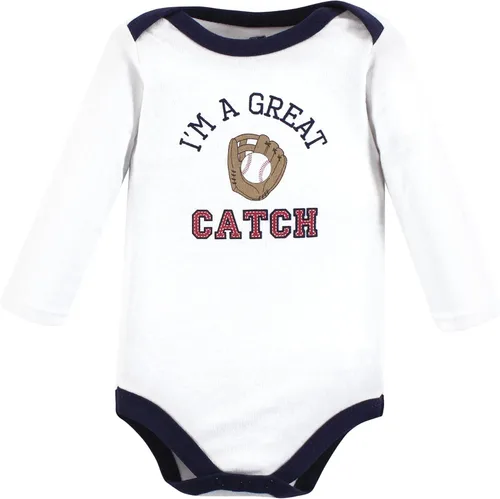 Vista 14 de Hudson Baby Body unisex de algodón de manga larga para bebé, leopardo rosa rojo