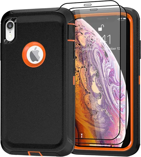 Vista 32 de Funda para iPhone 14 Pro Max de 6.7 pulgadas con clip para cinturón con 2 protectores de pantalla, 2 protectores de lente de cámara, cubierta