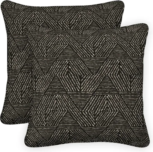 Vista 19 de Honeycomb Fundas de almohada cuadradas para exteriores, 18 x 18, paquete de 2 Boheme