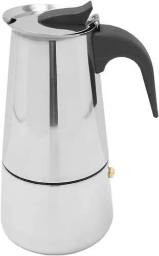 Vista 10 de Home Basics EM00248 - Máquina de café expreso de acero inoxidable de 2 tazas, color plateado