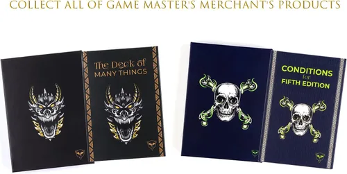 Vista 7 de Tarjetas de condición para la quinta edición Compatible con Calabozos y Dragones (D&D) para uso por accesorios Dungeon Master Regalos DND