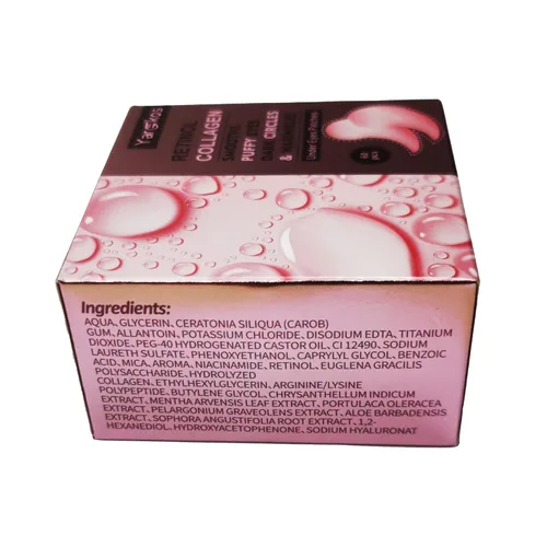 Vista 2 de 60 parches rosas para debajo de los ojos, 30 pares de máscaras debajo de los ojos para ojeras para tratamiento de ojos hinchados, almohadillas