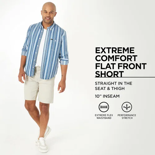 Vista 6 de Lee Men's Extreme Motion Flat Front Short