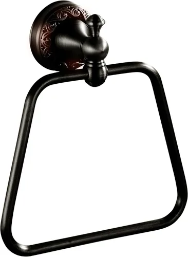 Vista 18 de Barra doble para toallas de bronce aceitado frotado de latón, ajustable de 15.5 a 27.5 pulgadas, soporte de barra para toallas de baño para portador