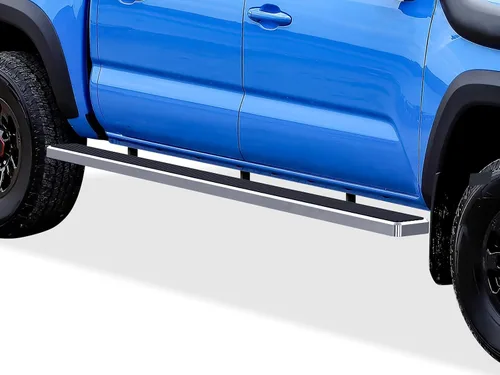 Vista 17 de APS Estribos rueda a rueda de 6 pulgadas compatibles con Toyota Tacoma 2005-2023 doble cabina de 6 pies