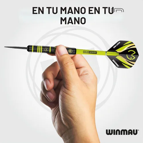 Vista 6 de WINMAU MvG vs Wizard - Juego de dardos de punta de acero – Juego doble