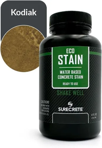 Vista 10 de Surecrete Eco Stain - Tinte a base de agua para hormigón, probador de 4 onzas, nogal