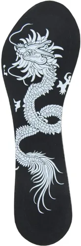 Vista 2 de Natori Dragon Print Full Foot Cushion Negro Talla única, Negro