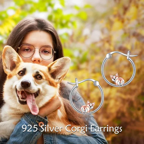 Vista 38 de VONALA Bonitos aretes de aro de plata de ley 925, regalos de cumpleaños para mujer