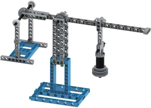 Vista 15 de Thames & Kosmos Kit de Experimentación Científica y Construcción de Modelos de Máquinas Simples, Introducción a la Física Mecánica, Construye 26