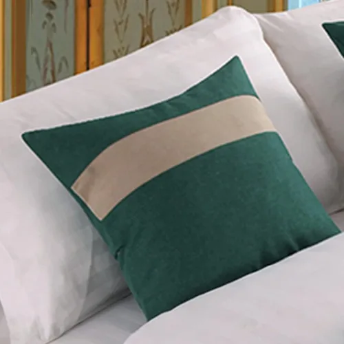 Vista 56 de Cojines con fundas de almohada a juego y núcleo de almohada de 17.7 x 17.7 in, paquete de 1, para decoración de cama, sala de estar, sofá Beige