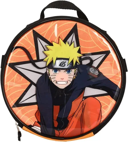 Vista 6 de Naruto Anime Character Print Orange and Black - Juego de mochila de 5 piezas para niños Multi colorido