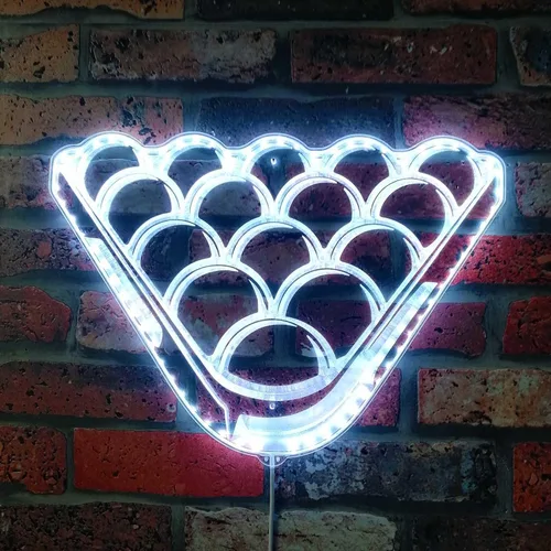 Vista 50 de ADVPRO Arcade Retro Game Classics Video Room RGB Dynamic Glam LED Sign - Forma de corte a borde - Decoración 3D inteligente - Señalización