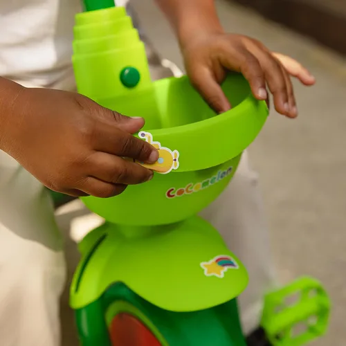 Vista 6 de Jetson Light-Up Trike, Front and Rear Baskets, Multi-Colored LED Lights, Seatbelt and Bell