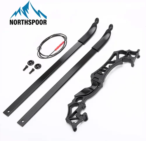 Vista 6 de Arcos recurvos y flechas Set 40lbs mano derecha adultos Takedown