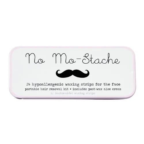 Vista 7 de No Mo-Stache Tiras de cera para depilación, 12 unidades, hipoalergénicas para todo tipo de piel, depilación facial para mujeres, tiras de cera aptas