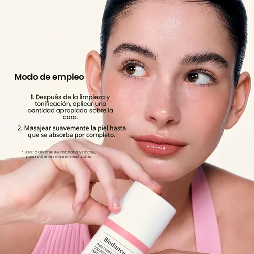 Vista 8 de BIODANCE Crema de péptidos de colágeno que perfecciona los poros, hidratante, regordecedora, cuidado de los poros, hidratante facial reafirmante