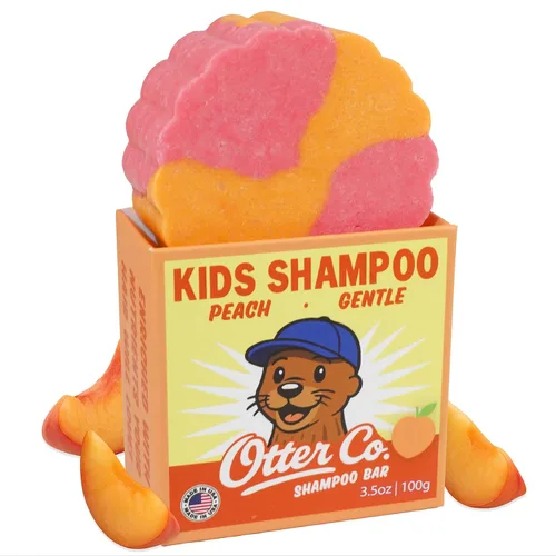 Vista 10 de Otter co. Kids Gentle Birthday Cake - Champú para niños pequeños sin lágrimas, sin sulfatos y no tóxico, fabricado con ingredientes orgánicos