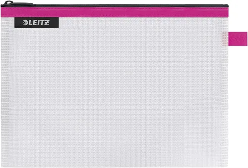 Vista 14 de Leitz Set of 4 Leitz Wow Travel Pouches, Water Resistant, Translucent, Ideal for Visible Storage and Organisation, Sizes: Small (A6), Medium (A5)