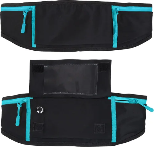 Vista 10 de Vive Riñonera para correr, para mujeres, hombres, niños, adultos, correr, entrenamientos, impermeable, reflectante, con soporte para teléfono