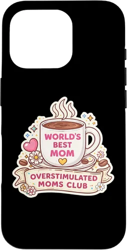 Vista 20 de Overstimulated Moms Club Funny Mother's Day Mama Mum Momma Case for iPhone 17