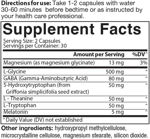 Vista 6 de MENOLABS Well Rested Sleep Aid - 60 cápsulas - Suplementos de menopausia para mujeres con glicinato de magnesio, melatonina, L-glicina, L-teanina