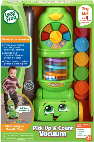 Vista 7 de LeapFrog Aspiradora de recogida y cuenta, verde