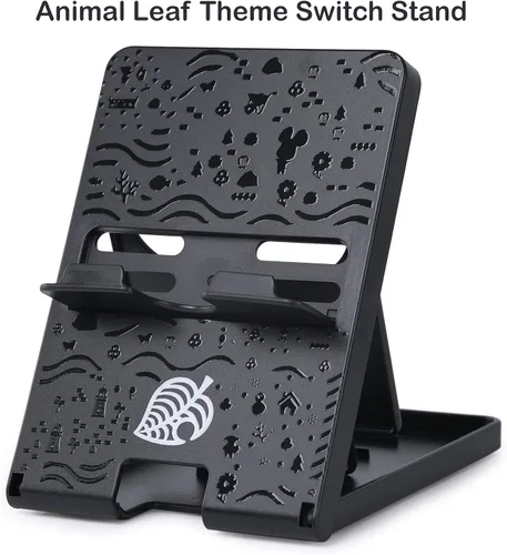 Vista 2 de Tscope Soporte para Nintendo Switch, para Animal Crossing Ajustable para Switch 2 LiteOLED Soporte Compacto Portátil Plegable para Accesorios