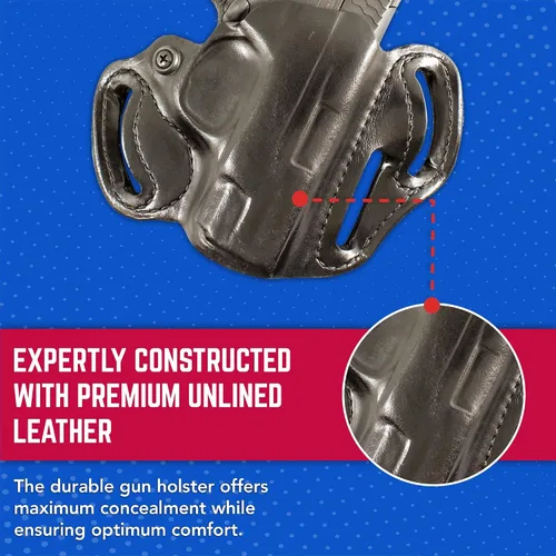 Vista 5 de Desantis Funda de vaina de velocidad compatible con escudo para mano derecha, 002BAX7Z0, negro
