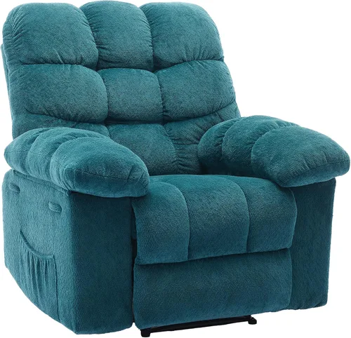 Vista 15 de Garvee Silla reclinable mecedora de 21.4 pulgadas, para sala de estar y Verde-1