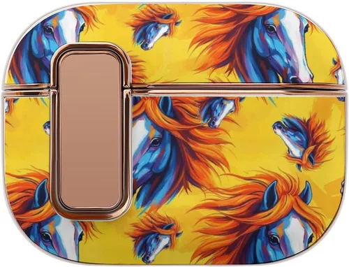 Vista 14 de Fashion Case Cover Compatible with Airpods Pro 2 Case for Men Women Just A Girl Who Loves Foxes, Shockproof and Smooth, with Lock