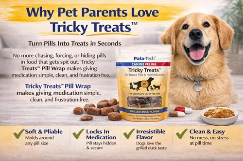 Vista 2 de Golosinas suaves para perros y gatos con sabor a pato a la parrilla, 30 golosinas masticables de entrenamiento para perros, fáciles de tragar, uso