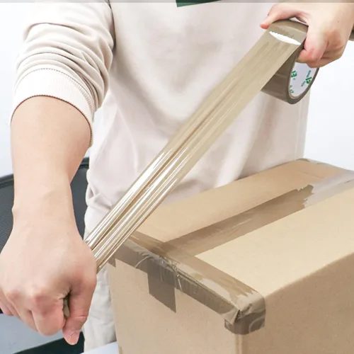 Vista 5 de BOMEI PACK Cinta de embalaje marrón con dispensador, 2.4 milímetros 1.88 pulgadas x 60 yardas, 6 rollos de recarga de cinta de embalaje