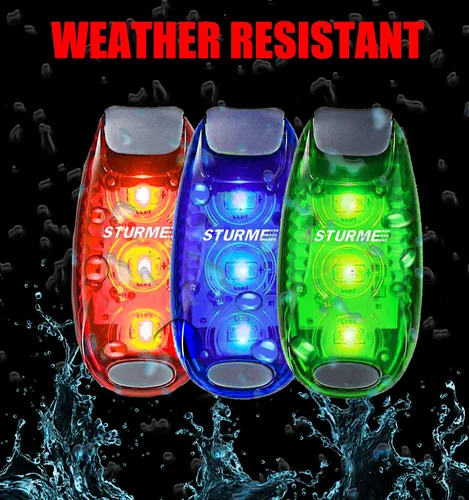 Vista 3 de Luz de seguridad LED STURME con luz estroboscópica para correr, caminar, andar en bicicleta, niños, mujer, perro, mascota, corredor, mejor