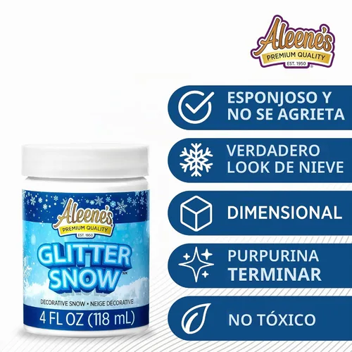 Vista 3 de Aleene's Nieve con Purpurina 4 oz