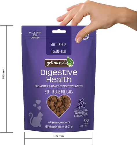 Vista 8 de Get Naked 1 Sobre de Golosinas Blandas de Alivio de Bolas de Pelo para Gatos, 2.5 Oz (paquete de 1)