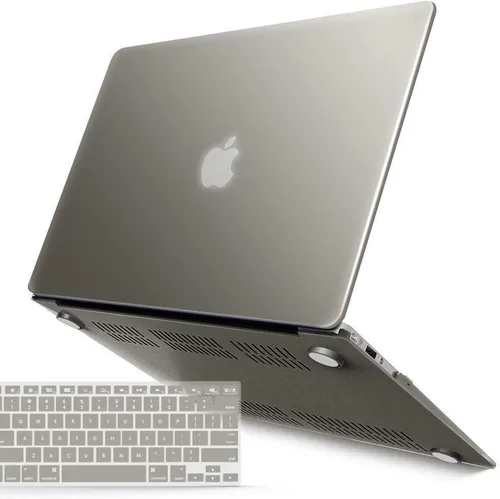 Vista 35 de IBENZER - Funda compatible con MacBook Air de 11 pulgadas, modelo A1370 A1465, funda de plástico suave al tacto, rígida, en paquete con funda