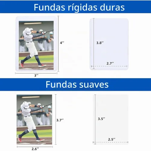 Vista 2 de Arjiekwei - Fundas para tarjetas de plástico duro, soporte para tarjetas