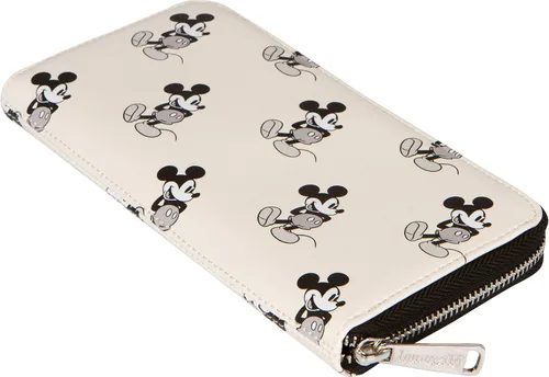 Vista 4 de Loungefly Cartera de Mickey Mouse de Disney doble pliegue y cremallera Casual