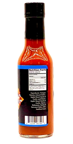 Vista 3 de Wicked Tickle Defibrillator Chipotle Ghost Pepper Salsa picante de calor extremo