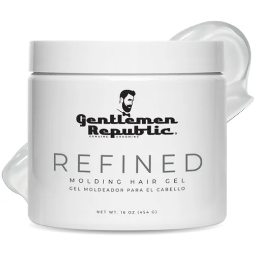 Vista 16 de Gentlemen Republic - Gel para el cabello refinado de 8 onzas, brillo y sujeción las 24 horas