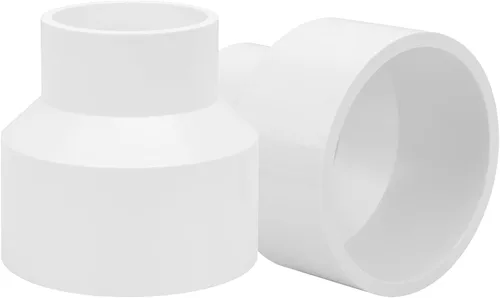 Vista 9 de Paquete de 10 aumentadores/reductores de PVC de 3/4" x 1/2" codo de 90 grados (enchufe x zócalo) Schedule 40 PVC Slip Reductor 90° Codo Accesorios